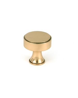 Polished Bronze Scully Cabinet Knob - 25mm