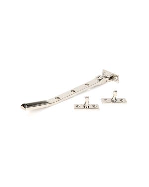 Polished Nickel Art Deco 8" Stay