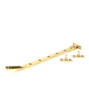 Polished Brass Art Deco 12" Stay