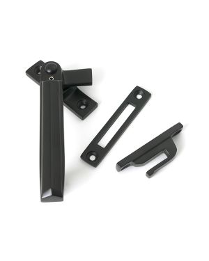 Aged Bronze Locking Art Deco Fastener - LH