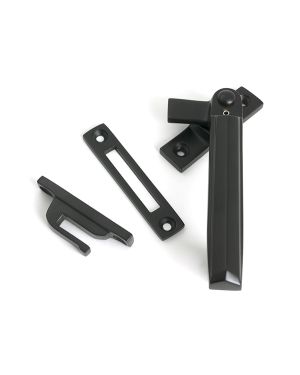 Aged Bronze Locking Art Deco Fastener - RH