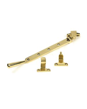 Polished Brass 10" Newbury Stay (Steel Window)