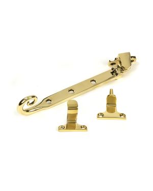 Polished Brass 8" Monkeytail Stay (Steel Window)
