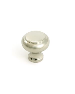 Polished Nickel Regency Cabinet Knob - Small