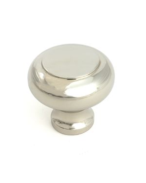 Polished Nickel Regency Cabinet Knob - Large
