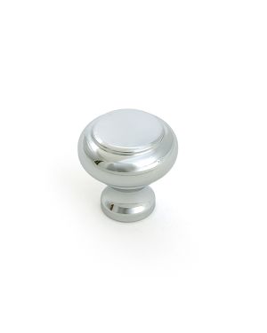 Polished Chrome Regency Cabinet Knob - Small