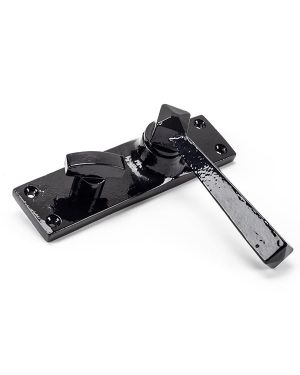 Black Straight Lever Bathroom Set
