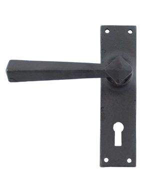 Beeswax Straight Lever Lock Set