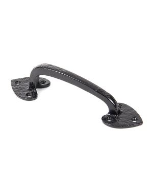 Black Cast 8" Gothic Pull Handle