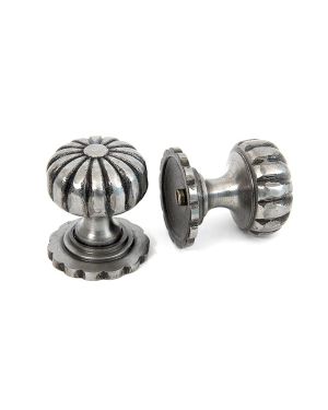 Natural Smooth Flower Cabinet Knob - Large