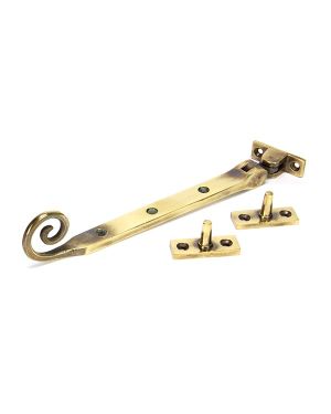 Aged Brass 8" Monkeytail Stay