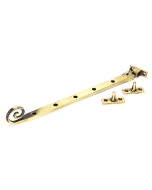 Aged Brass 12" Monkeytail Stay