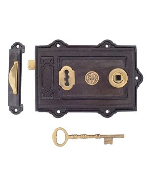 Iron Davenport Rim Lock