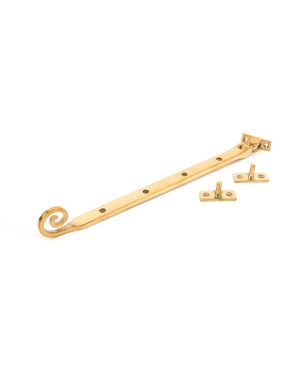 Polished Brass 12" Monkeytail Stay