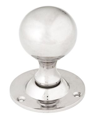 Polished Nickel Ball Mortice Knob Set