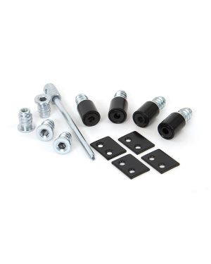 Black Secure Stops (Pack of 4)