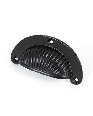 Black 3" Flower Drawer Pull