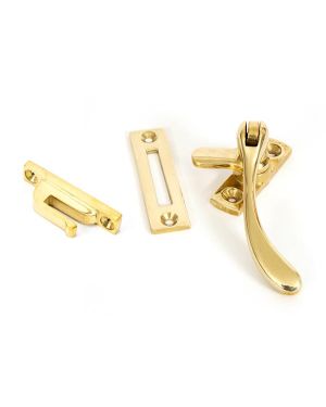 Polished Brass Peardrop Fastener