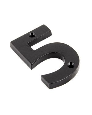 Black Numeral 5