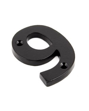 Black Numeral 9