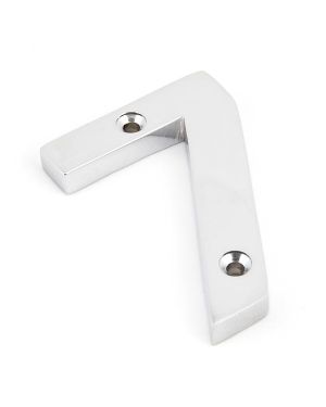 Polished Chrome Numeral 7