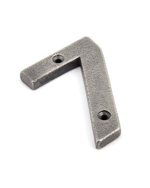Antique Pewter Numeral 7