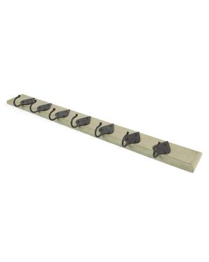 Olive Green Cottage Coat Rack