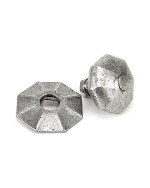 Pewter Octagonal Centre Door Knob