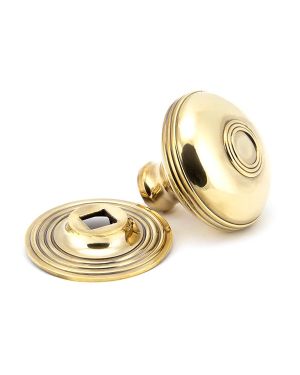 Aged Brass Prestbury Centre Door Knob