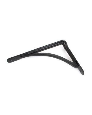 Black 10'' x 7'' Curved Shelf Bracket