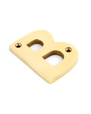 Polished Brass Letter B