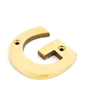 Polished Brass Letter G