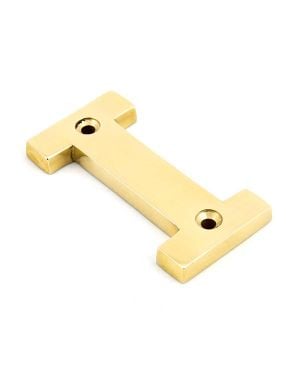 Polished Brass Letter I