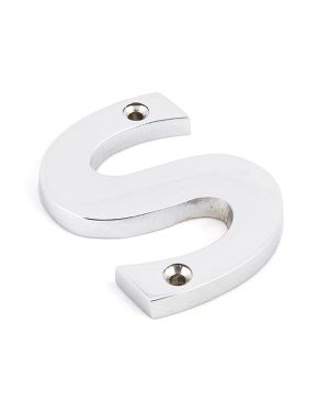 Polished Chrome Letter S