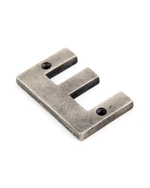 Antique Pewter Letter E