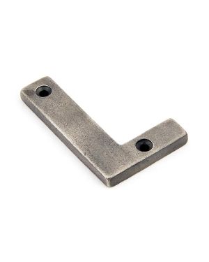 Antique Pewter Letter L