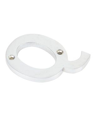 Satin Chrome Letter Q