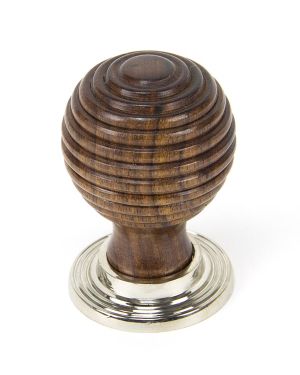 Rosewood and PN Beehive Cabinet Knob 38mm