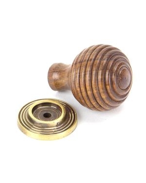 Rosewood and AB Beehive Cabinet Knob 35mm