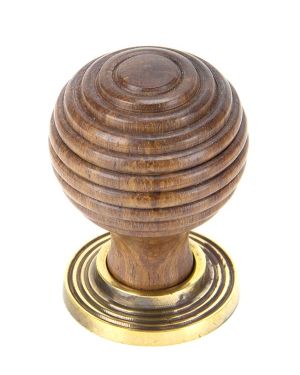 Rosewood and AB Beehive Cabinet Knob 35mm