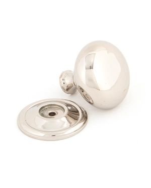 Polished Nickel Mushroom Cabinet Knob 38mm