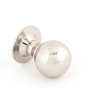 Polished Nickel Ball Cabinet Knob 39mm