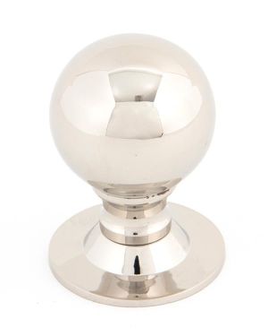 Polished Nickel Ball Cabinet Knob 39mm