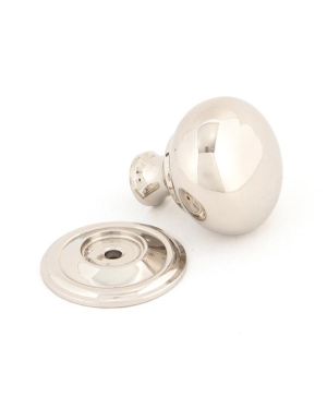 Polished Nickel Mushroom Cabinet Knob 32mm
