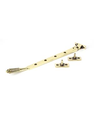 Aged Brass 10" Reeded Stay