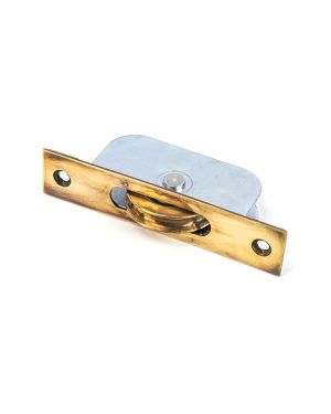 Aged Brass Square Ended Sash Pulley 75kg