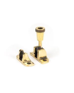 Aged Brass Brompton Brighton Fastener (Radiused)