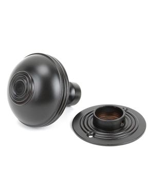 Aged Bronze 63mm Prestbury Mortice/Rim Knob Set