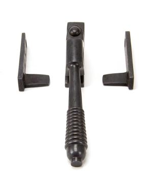 Aged Bronze Night-Vent Locking Reeded Fastener