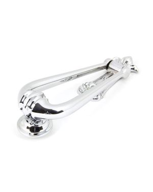 Polished Chrome Loop Door Knocker